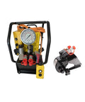 Built Different Hydraulic Torque Wrench Slamming Out A Massive 433 To 4332 Nm Span With Black and yellow hydraulic pump and wrench.