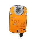 Heavy Duty Ventilation Ball Valve Actuator Lrf24 Sr Modulating Rotary Design featuring a robust orange and gray casing.