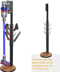 Freestanding Vacuum Docking Station Stand With Six Hooks For V15 Detect And V11 V10 V8 V7 V6 Cordless Vacuum Cleaners