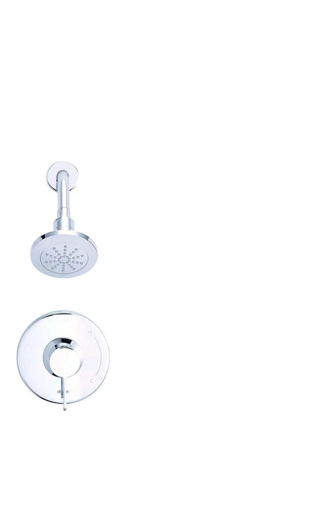 Amalfi Chrome Shower Trim Kit With Brass Construction, Smooth Water Flow, And Built In Check Valves Prevent Cross Flow