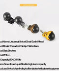 Heavy Duty Vintage Furniture Casters With Ridiculously Smooth Rolling Swivel Antique Ball Wheels For Coffee Table Sofa Cabinet Universal Flat Bottom Replacement Set Of 4, showcasing four 2-inch wheels with varied finishes.