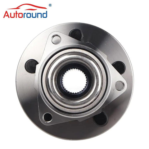 Precision Crafted Front Wheel Hub Assembly For Dodge Dakota And Mitsubishi Raider With 5 Lug Direct Bolt On Replacement featuring ABS bearing compatibility.