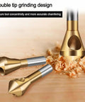 Badass 10mm Deburring And Countersink Drill Bits Made From High Speed Steel With Slick Spiral Flutes For Tough Cutting Across Metal Wood And Plastic Shop Rigs Without Clogging Or Kick Back, featuring double tip grinding design.
