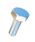 Premium Grade 2 Titanium Hex Head Bolts 1/4-20 X 3/4 UNC Threads Pack Of 20 polished finish hex bolt showcasing shiny surface.