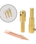 Pro Dent Chuck Tip Kit for Spot Welders, brass and copper tips for dent removal, easy operation