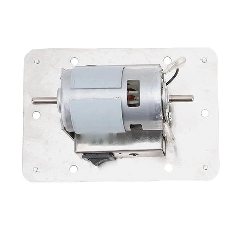 Powerful 100 Watt Mini Bench Grinder With Dual Wheels And Adjustable Speed For Smooth Wood Polishing And Steel Sharpening A Tight Little Workshop Essential, showcasing its motor.