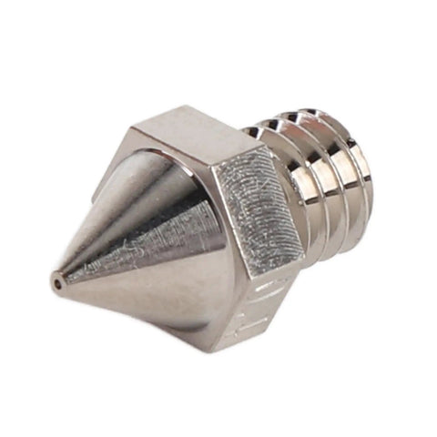 Premium 0.4mm Carbide 3D Printer Nozzle Tip showing precise hardened alloy design for high durability and smooth flow.