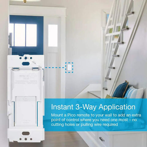 Smart Wall Plate Bracket for Pico Remote Mount Kit No Wiring Required 3 Way Setup For Caseta Dimmers And Switches image