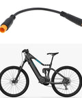 Two Pack 3 Pin Electric Bicycle Sensor Cables Waterproof Male To Female Connectors For E Bikes Upgrade And Maintenance