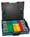 30 Piece Organizer Set For iBOXX72 Click And Go Mobile Transport System In Blue And Red Fits 72mm Depth For Storing Bits Blades Fasteners And Hand Tools