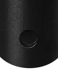Close-up of hole on 36 Inch Ceiling Fan Downrod in Coal Finish, Beefy Steel Rod for DR536-CL Compatible Fans, Easy Install