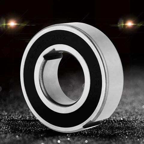 Csk25pp One Way Sprag Clutch Bearing 25x52x15mm Dual Keyway Freewheel Design, radial bearing with black seal for heavy load transmission.