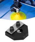 Built Different Aluminum Filament Welder Connector For 3D Printer Sensor Lightweight Compact Setup in matte black with 3D printer.