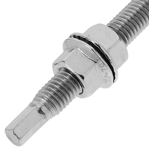 Close-up of Heavy Duty Stainless Steel Solar Hanger Bolts For Roof Mounting And Panel Leveling, featuring a threaded rod and nut.