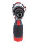 Heavy Duty 18V Cordless Drill Set With Brushless Motor And 80 Nm Torque For Home Projects. Close-up view of drill's chuck.