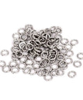 Top Shelf M4 304 Stainless Steel Split Lock Spring Washers For Heavy Duty Screw Fasteners and Bolt Mounting with Rock Solid Grip and Built Tough Hardware Sets, 100 pcs