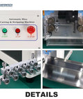 Control panel and components of Automatic Cable Wire Cutting Stripping Machine High Speed Computerized Wire Processor With 100 Memory Programs For Pvc Teflon And Silicone Insulation The Real Workhorse For Your Shop.
