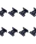 Slick Eight Piece Push On Cabinet Connectors Made For Dead Simple Furniture Panel Joinery And Wardrobe Door Mounting, medium size plastic clips.