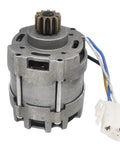 Electric circular saw brushless motor with gear and wires, designed for 24V 36V 40V battery use, compact and durable.