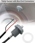 Temperature Sensor Replacement 6600 167 For Spa And Hot Tub With Gold Plated Contacts And O Ring Includes Box End Connector