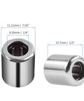 RC040708 One Way Clutch Bearing Needle Roller 1/4 Inch Inner By 7/16 Inch Outer By 1/2 Inch Width Heavy Duty Steel close-up view.