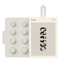 Precision Smart Ring Sizer Kit For Oura Ring Five Health Tracker including sizing buttons 6 to 13 and a guide display.