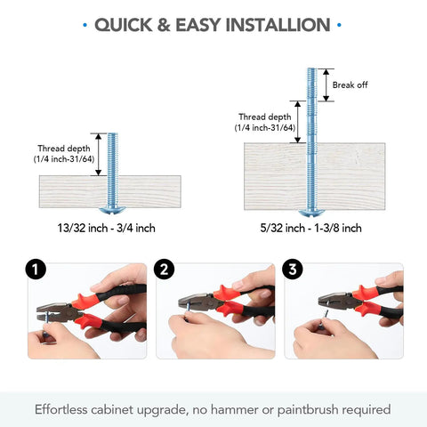 Quick installation guide for Slick Champagne Bronze Cabinet Pulls With Three Inch Handle Center Solid Zinc Alloy Cup Handles.