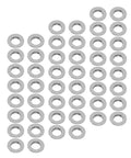 Stainless Steel Eyeglass Screw Washers 100Pcs For Rimless Glasses And Sunglasses Replacement Parts Wear And Corrosion Resistant Flat Gasket Spacers Universal Repair Kit Essentials For No Fuss Eyewear Fixes, 100 stainless steel washers