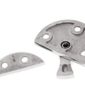 Stainless Steel 316 Marine Grade Twist Lock Round Door Catch Heavy Duty Locker Hatch Fastener Rust Resistant, 55mm diameter.