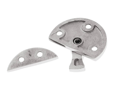 Stainless Steel 316 Marine Grade Twist Lock Round Door Catch Heavy Duty Locker Hatch Fastener Rust Resistant, 55mm diameter.
