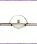 Smooth As Butter 80 Piece Complete Set Flanged Track Wheels For Doors And Drawers Single Nylon Sliding Roller Pulleys silver wheel component.