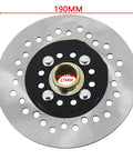 Disc brake rotor shown with dimensions for Beefy 815mm Rear Axle Assembly Kit With Shaft Hub Chain And Brake Master Cylinder For Buggy Go Kart Golf UTV ATV.