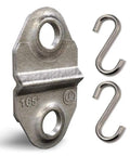 Heavy Duty 165 Degree Fusible Link For Laundry And Commercial Trash Chute Dampers UL Listed Thermal Fuse with stainless eye hook clips.