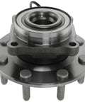Front Wheel Bearing And Hub Assembly For Chevrolet Silverado 3500 Model Years 2001 To 2007, showing the smooth metal finish and design details.