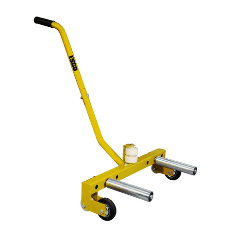 Heavy Duty Rock Solid Tire Wheel Roller Dolly Featuring Ergonomic Grip And 550 Lb Lifting Muscle For Garage Crews.