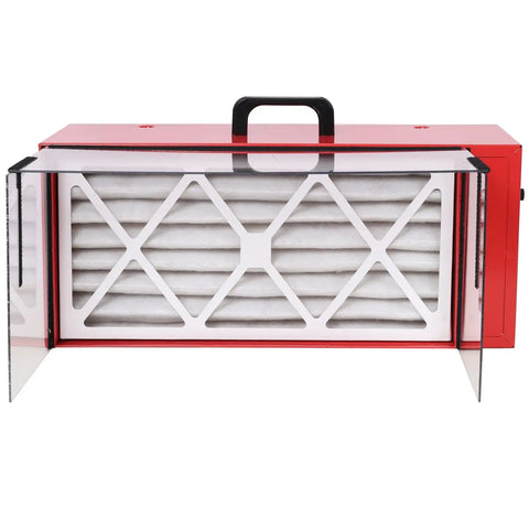 Portable Red Steel Tabletop Dust Collector Packing Killer 725CFM Airflow And Smooth Variable Speed Controls For Woodworking Shops filter view