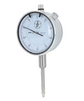 Front view of Pro Grade Dial Indicator With Magnetic Base For Shop Use Handy For Woodworking Lathe Table Saw And Workshop Tasks 0 to 1 Inch Range 0.01 Inch Accuracy