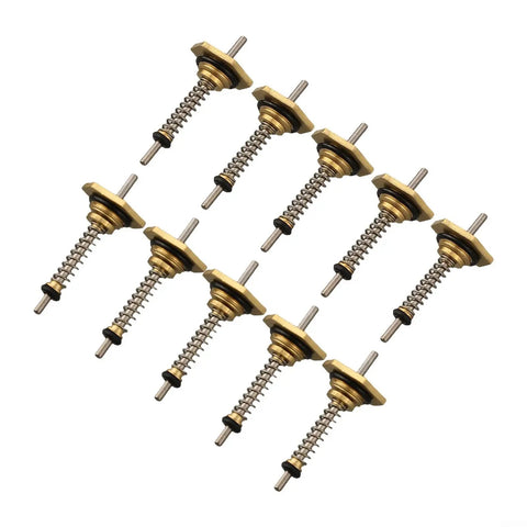 OEM Quality Standard Real Deal Copper Thimble Valve Linkage Pins for Gas Water Heaters and Boilers 12mm Ten Piece Kit, close-up view.