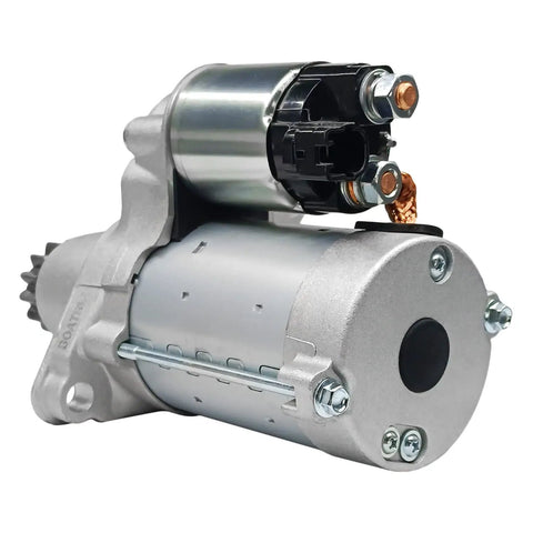 Starter Motor Replacement For Toyota Camry Sienna Highlander RAV4 Solara Avalon RX330 RX350 ES330 ES350 NX200t Scion XB TC Pontiac Vibe And Lexus Models Drop In Fit Durable High Performance Auto Starter close-up view