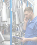 Technician inspecting Replacement Exhaust System With Catalytic Converter, Resonator And Muffler For Scion Tc 11-13 on shelves