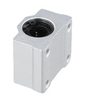 4 Pack SCS12UU Aluminum Linear Ball Bearing Slide Blocks 12Mm Heavy Duty Motion Bushings showing detailed metal housing for CNC use.