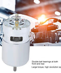 775 DC Motor High Torque High Speed With Double Ball Bearings Runs Like Butter At 12V Or 24V Delivers 20K Rpm Metal Housing for robotics and CNC builds.