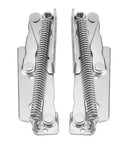 Rotating Concealed Hinges For Cabinets And Wardrobes, Heavy Duty Steel Spring Lift Hinge Set, 2 Piece, Easy Install, Smooth Operation