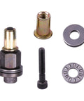 Rivet Nut Kit M3 To Drill Attachment For DIY Auto Projects components including mandrel, nut, and bolt close-up