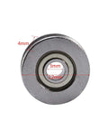 Heavy Duty 20 Pack Deep V Groove Bearing 3x12x4mm Double Shielded Carbon Steel Ball Bearing Rail Roller Wheel gliding motion.