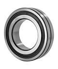 Built Tough Industrial Spherical Roller Bearing 80Mm Id X 140Mm Od X 33Mm Thickness shown from the side, featuring a robust steel design.