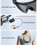 Ride Or Die Tough As Nails Safety Glasses Ansi Z87.1 Certified with soft nose pads and interchangeable earplug modules.