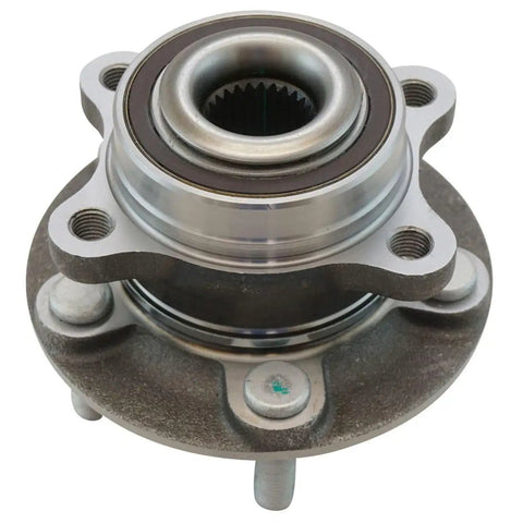 Built Bombproof Garage Tested Kit For Ford Fusion 2014 To 2019 And Lincoln Mkz front wheel hub bearing assembly close-up view.
