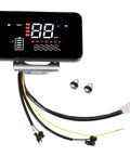 Beefed Up 72V 1500W High Performance Electric Powertrain Kit display controller with wires and connectors visible