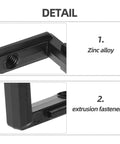 Level Up Your Build With These Sick L-Shape Interior Corner Connectors For 2020 T-Slot Aluminum Profiles, Featuring zinc alloy and extrusion fasteners.